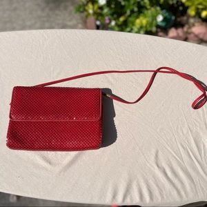 Whiting & Davis red purse